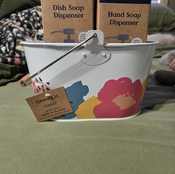 Grove Collaborative Hope In Bloom Caddy, Spring Blossom dishsoap, and handsoap - Picture 2 of 3